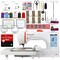 POOLIN EOC06 7.9in x 11in Embroidery Machine with 166 Embroidery Spools Bundle